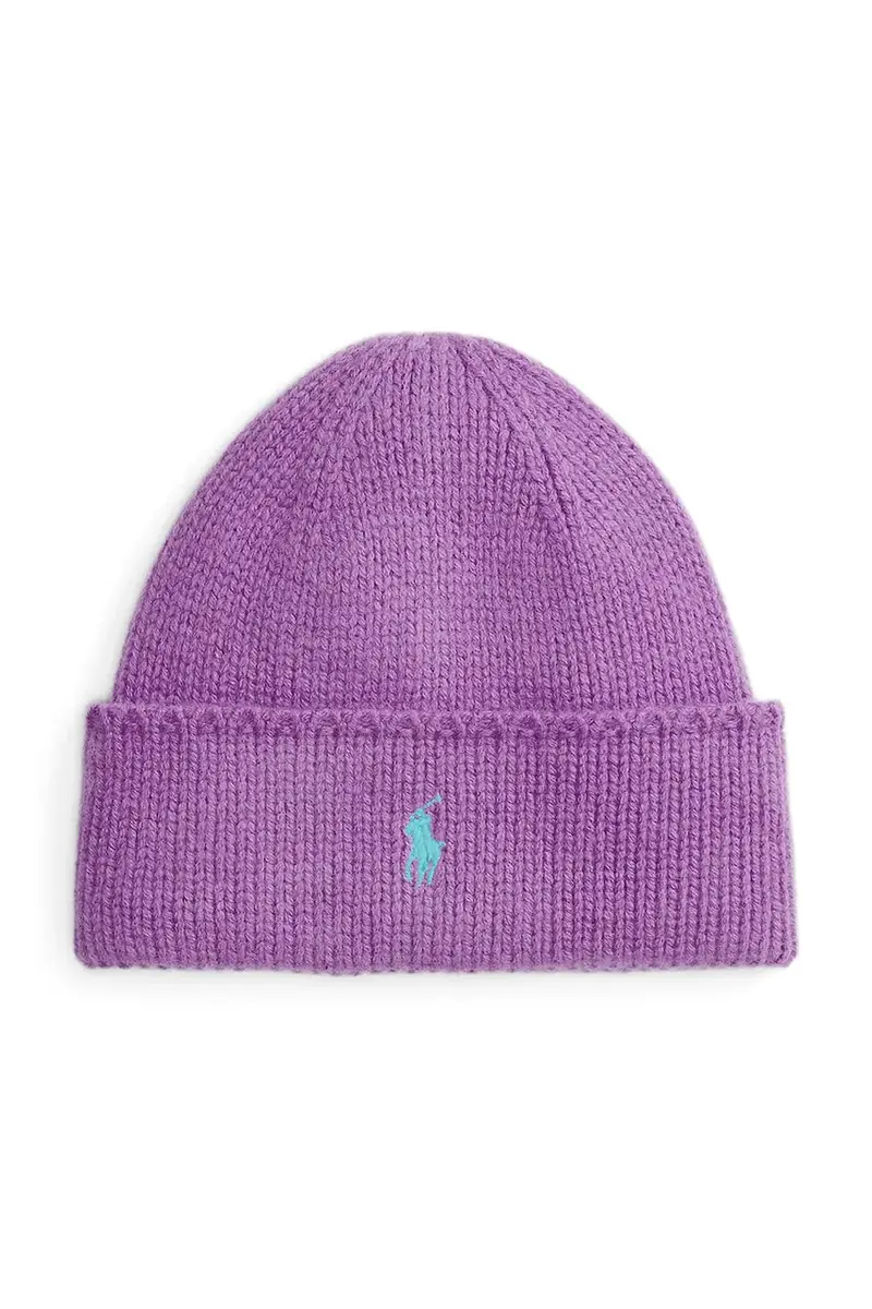 berretto in lana colore nero 455954355 Violetto