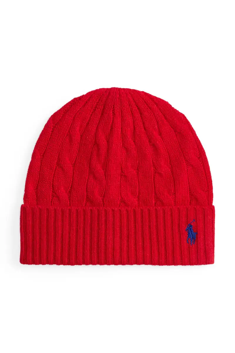 berretto in lana colore rosso 455981442