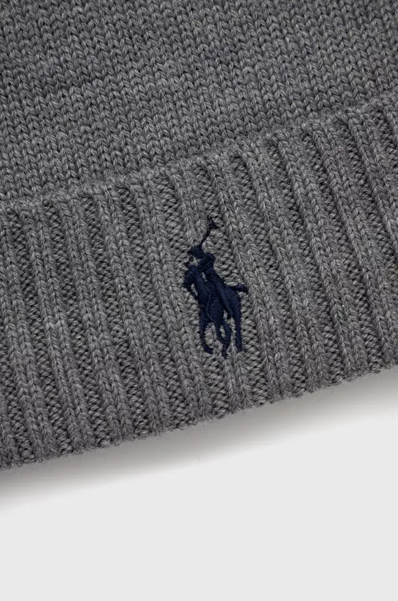 berretto in lana Grigio miniatura 3