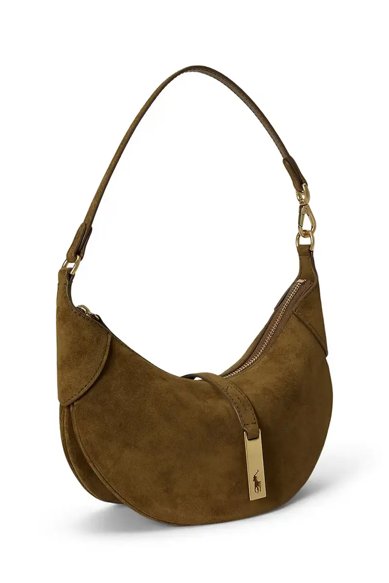 borsa in pelle scamosciata colore marrone 428922880 miniatura 2