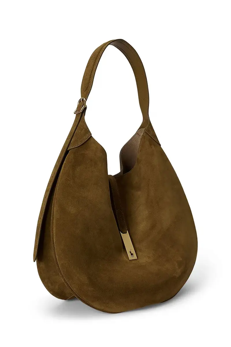 borsa in pelle scamosciata colore marrone 428922881 miniatura 2