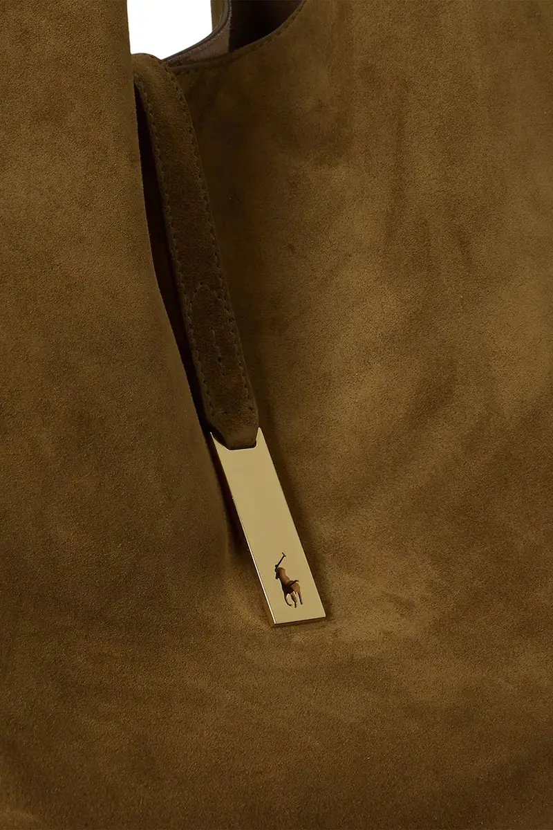 borsa in pelle scamosciata colore marrone 428922881 miniatura 5