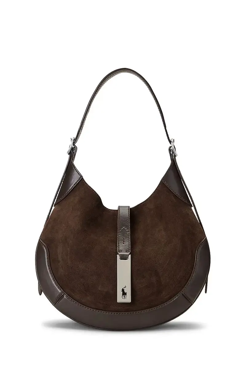 borsa in pelle scamosciata colore marrone 428945972