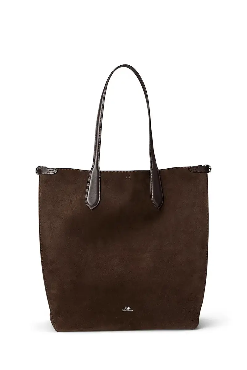 borsa in pelle scamosciata colore marrone 428968152