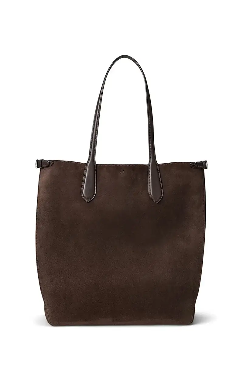 borsa in pelle scamosciata colore marrone 428968152 miniatura 3