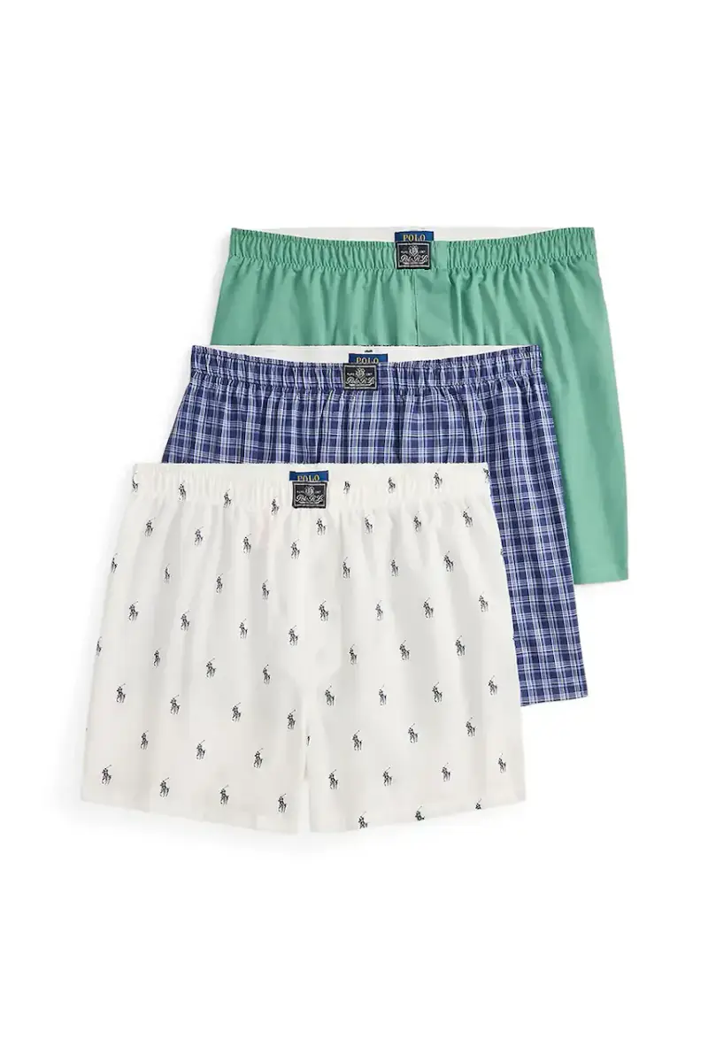 boxer in cotone pacco da 3 colore blu navy 714830273 Verde