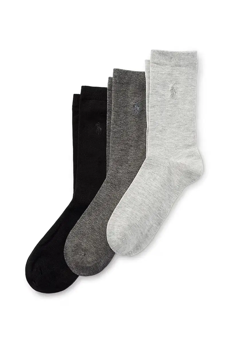 calzini pacco da 3 colore grigio 455770345