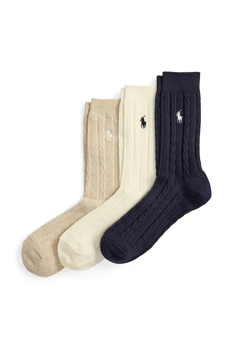 calzini pacco da 3 donna Blu navy