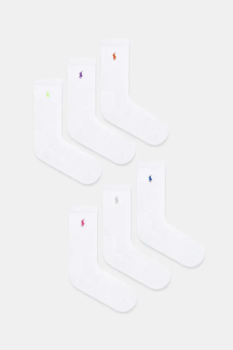 calzini pacco da 6 donna colore bianco 455972889