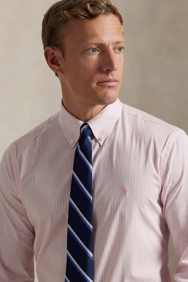 camicia 50/1 BISTRCH POPLIN Rosa miniatura 3