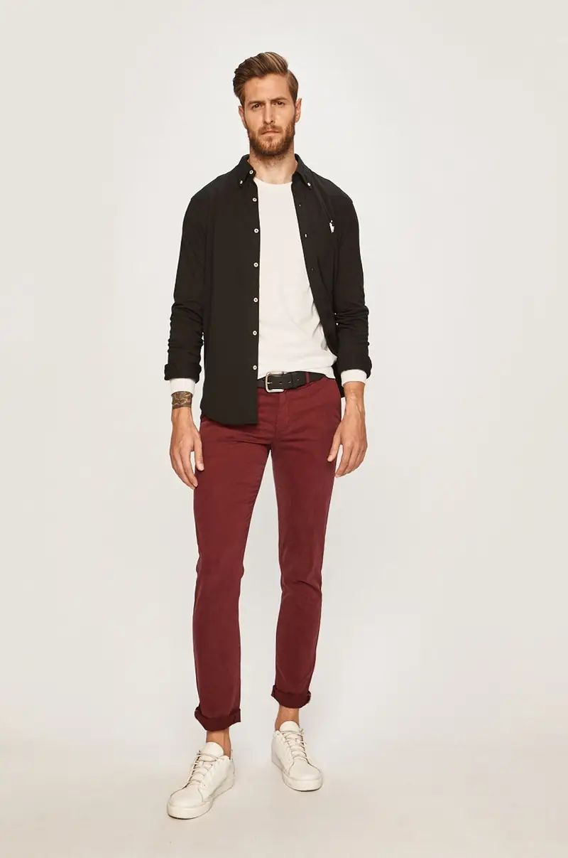 camicia a maniche lunghe Bianco miniatura 2