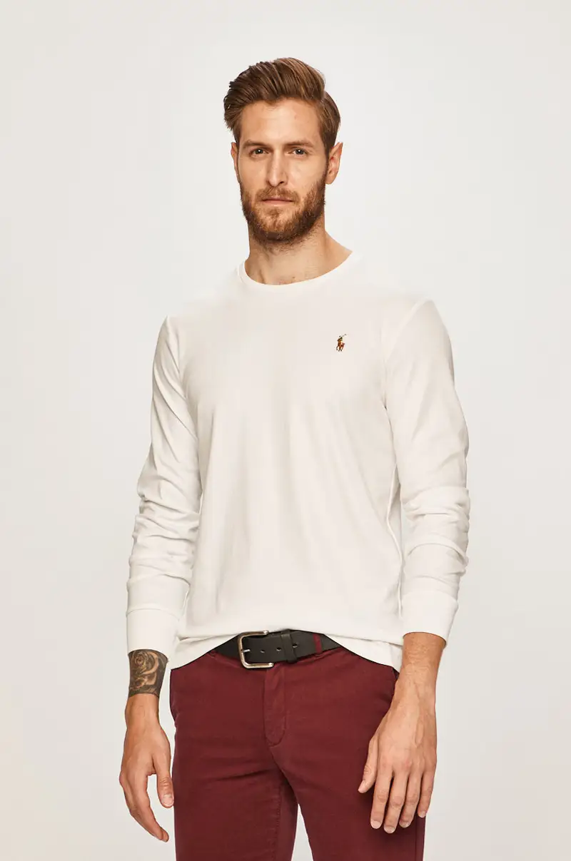 camicia a maniche lunghe Bianco