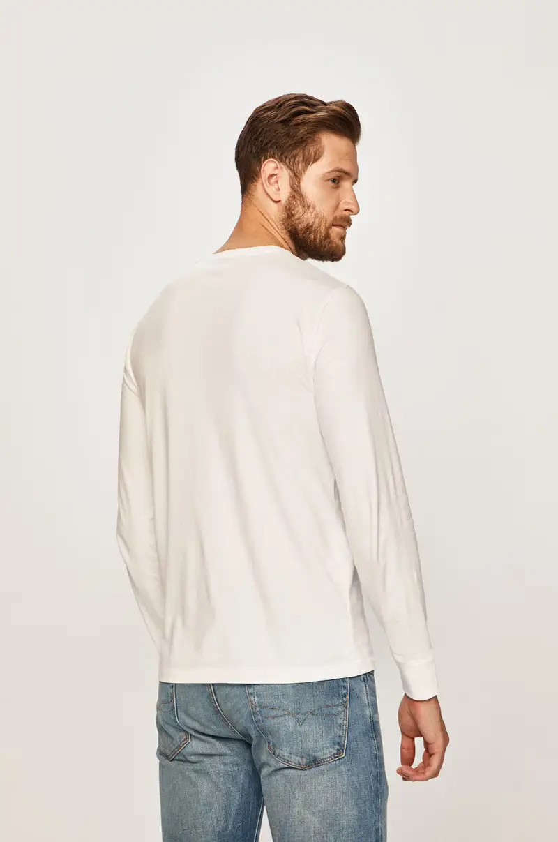 camicia a maniche lunghe Bianco miniatura 3