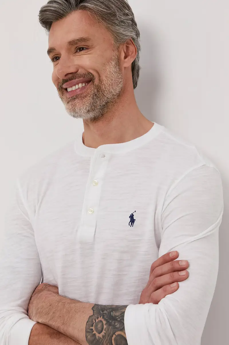 camicia a maniche lunghe Bianco