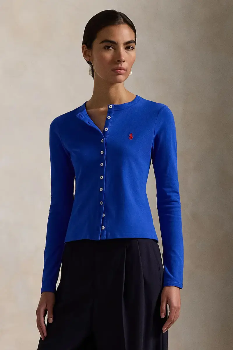 camicia a maniche lunghe Blu