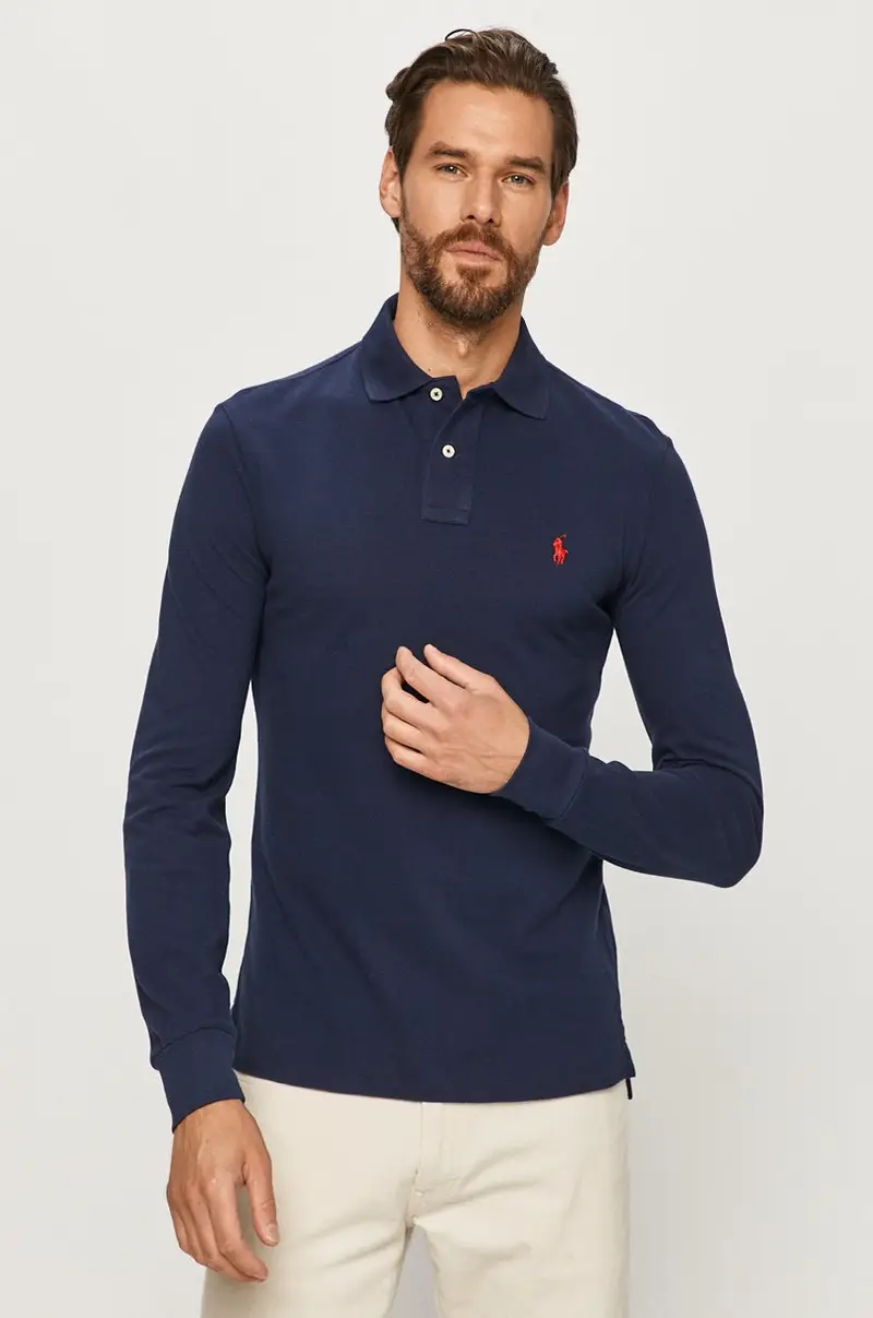 camicia a maniche lunghe Blu navy