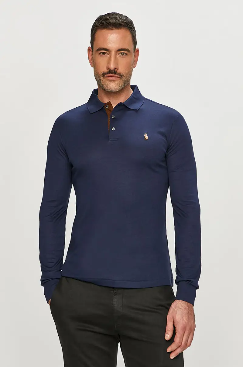 camicia a maniche lunghe Blu navy