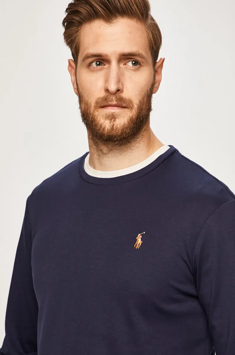 camicia a maniche lunghe Blu navy