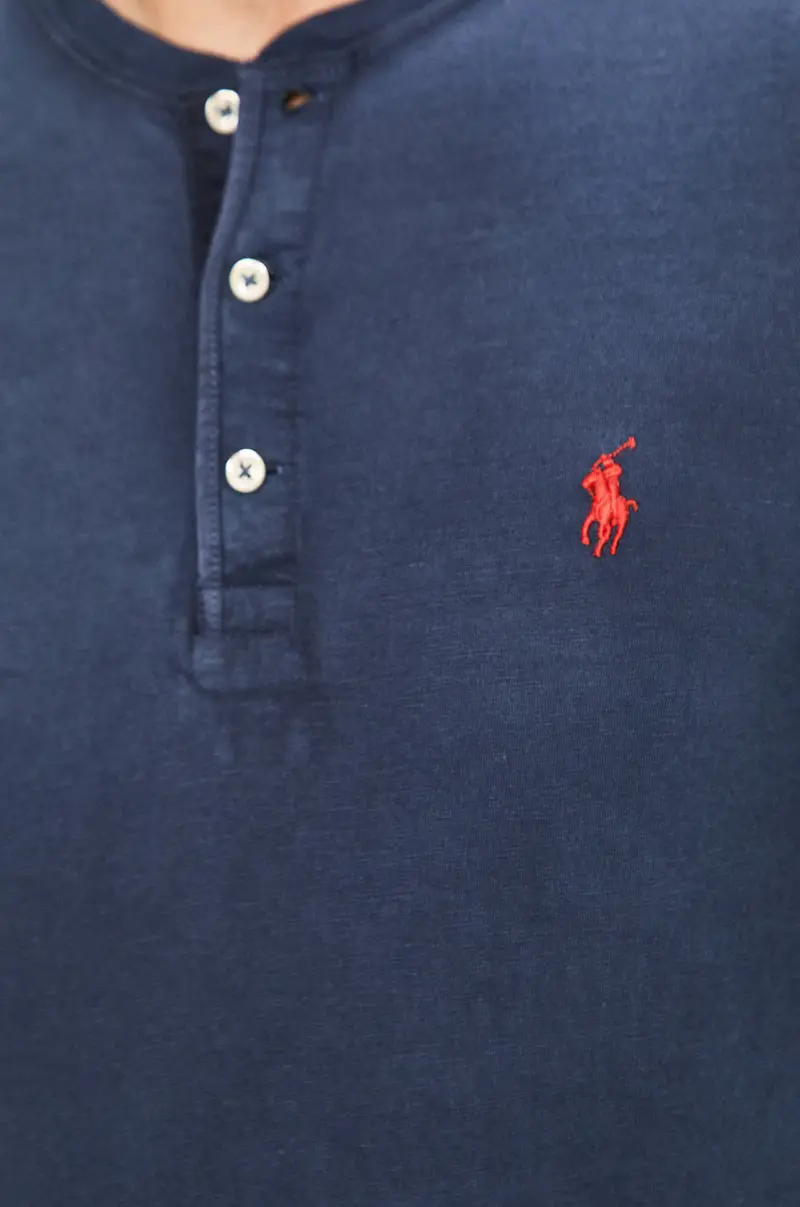 camicia a maniche lunghe Blu navy miniatura 5