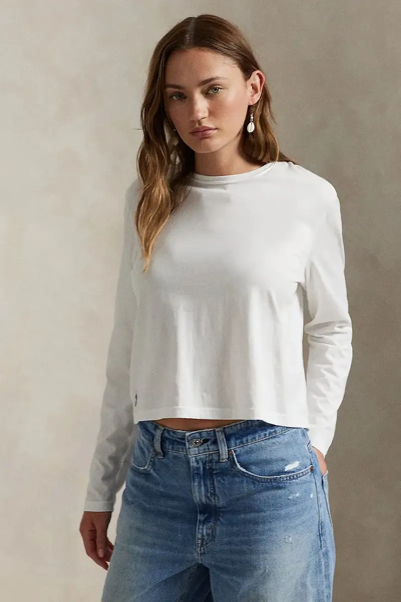 camicia a maniche lunghe colore bianco 211967103