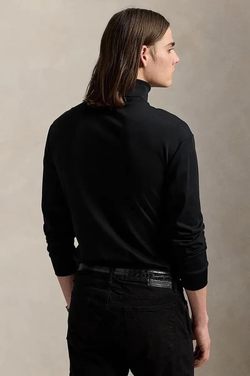 camicia a maniche lunghe Nero miniatura 2