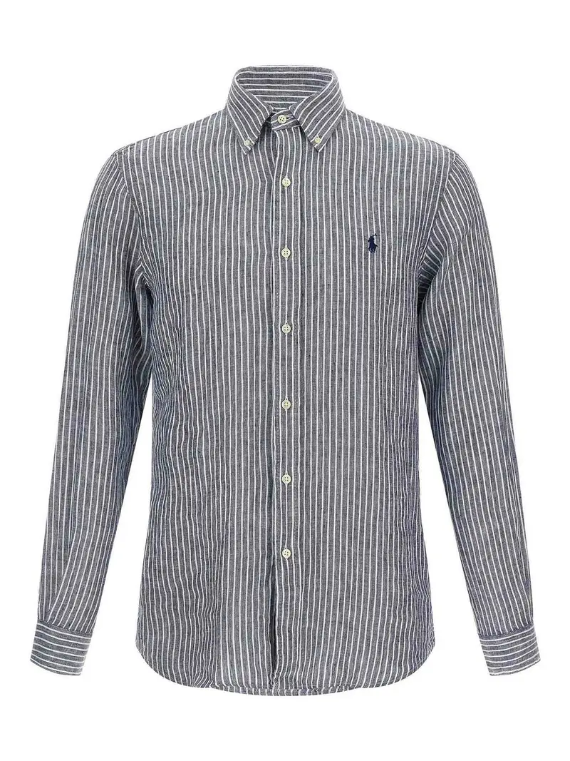 Camicia a righe Blu