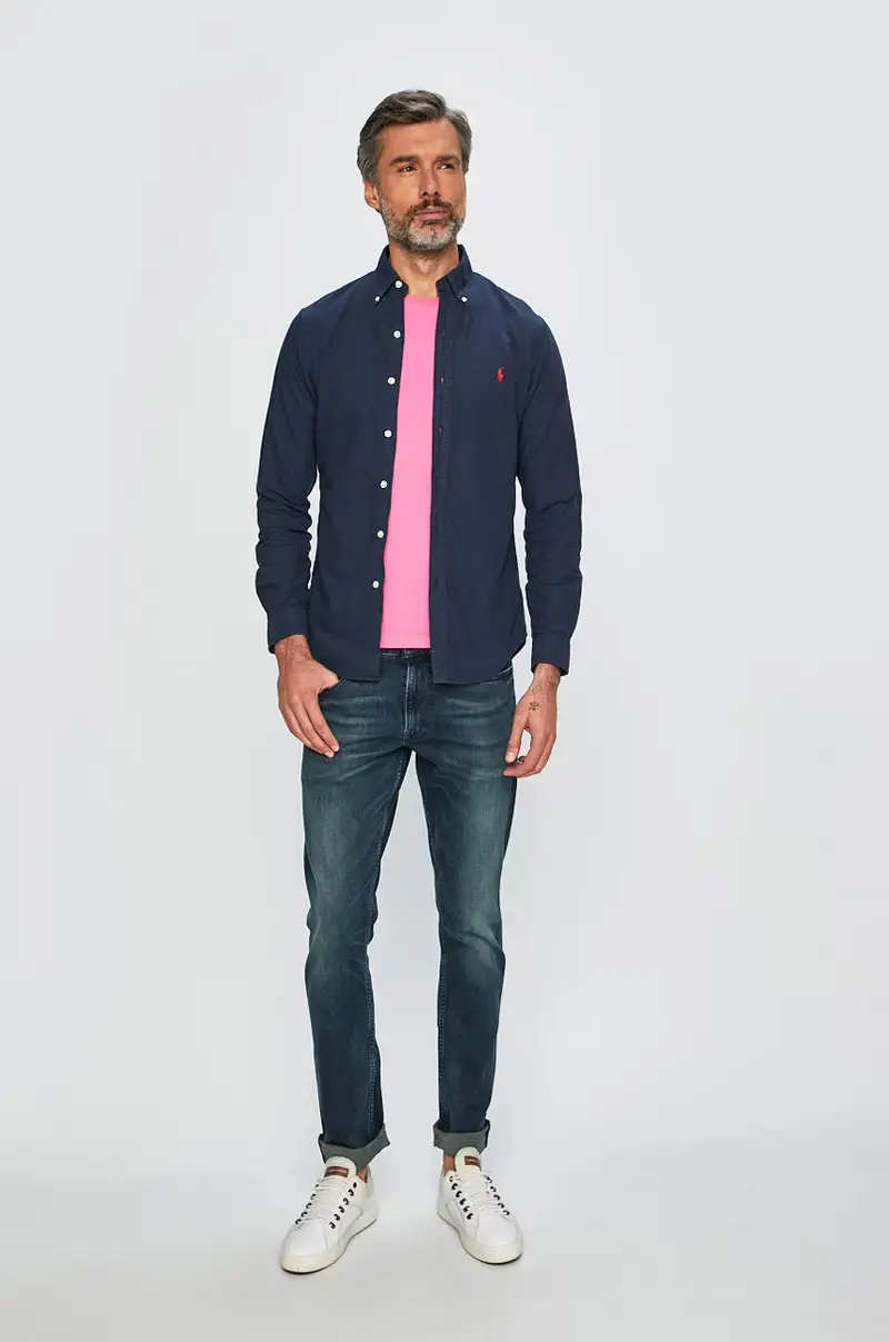 camicia Blu navy miniatura 3