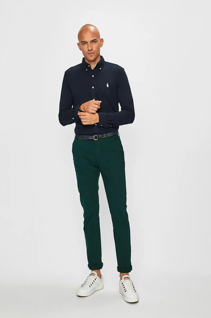 camicia Blu navy miniatura 3