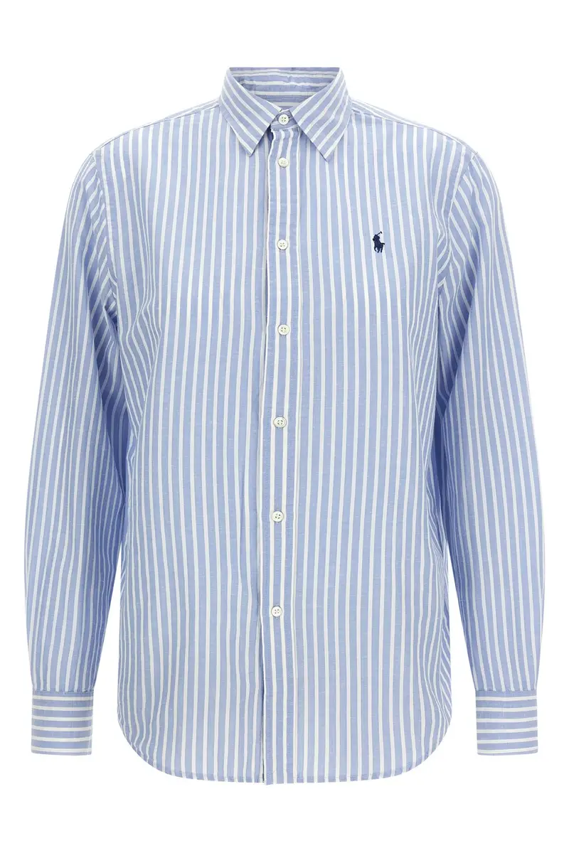 Camicia Cotone E Lino Multi