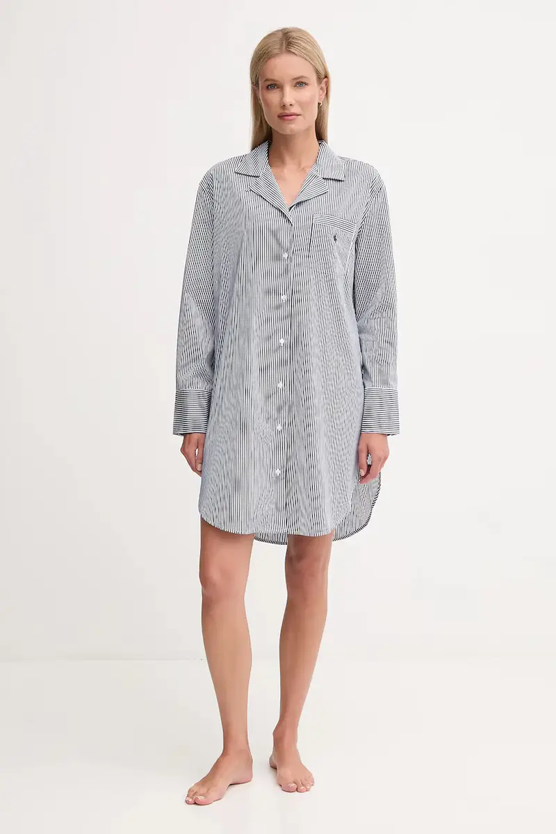 camicia da notte donna colore blu 4P0250