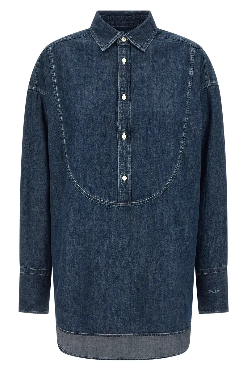 Camicia Denim Blu