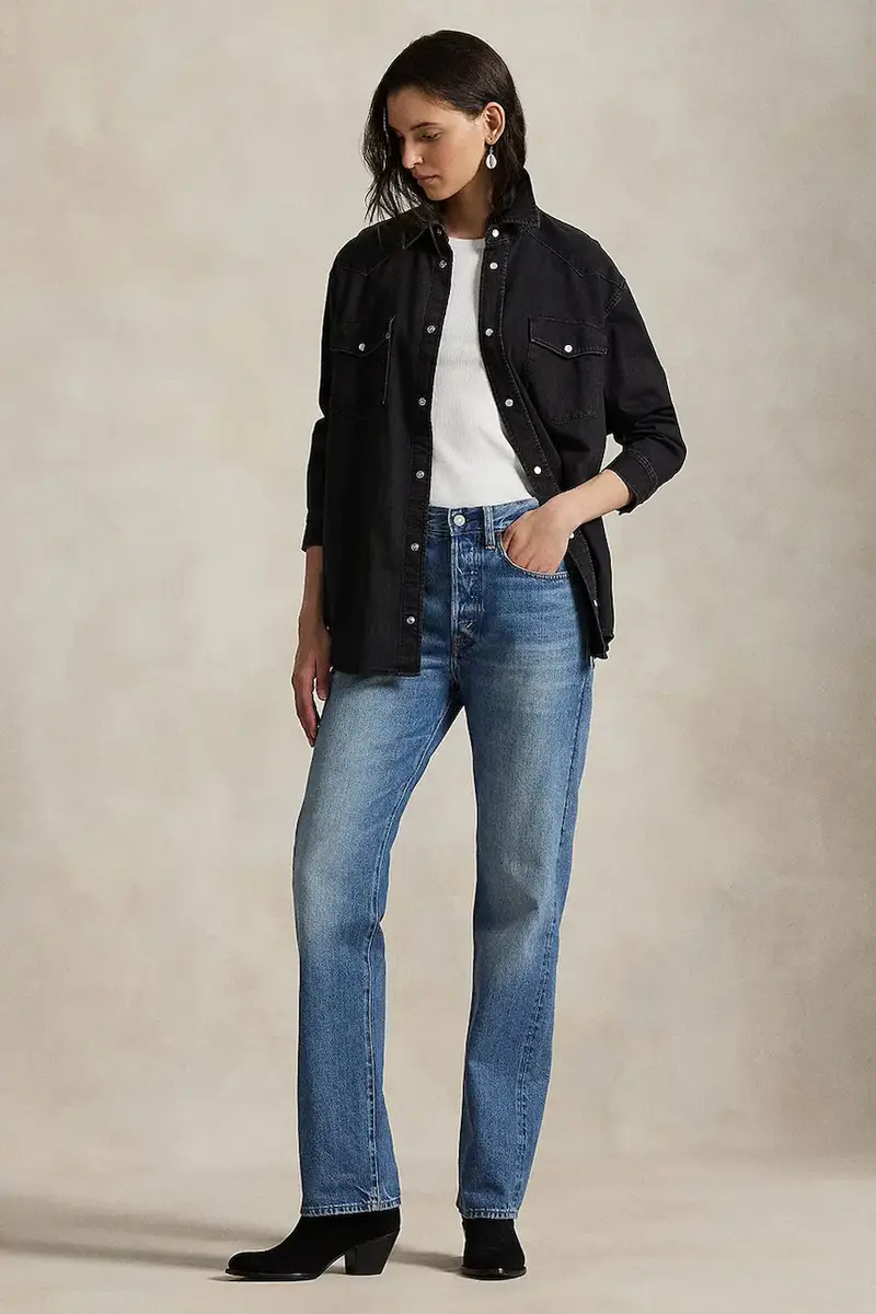 Polo Ralph Lauren Polo Donna Nero 3636601 miniatura 3