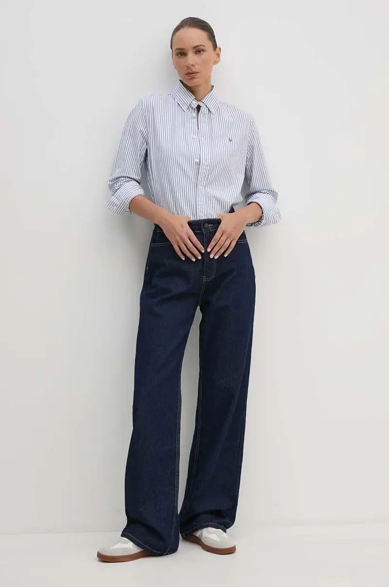 camicia donna colore blu 211941508 miniatura 2