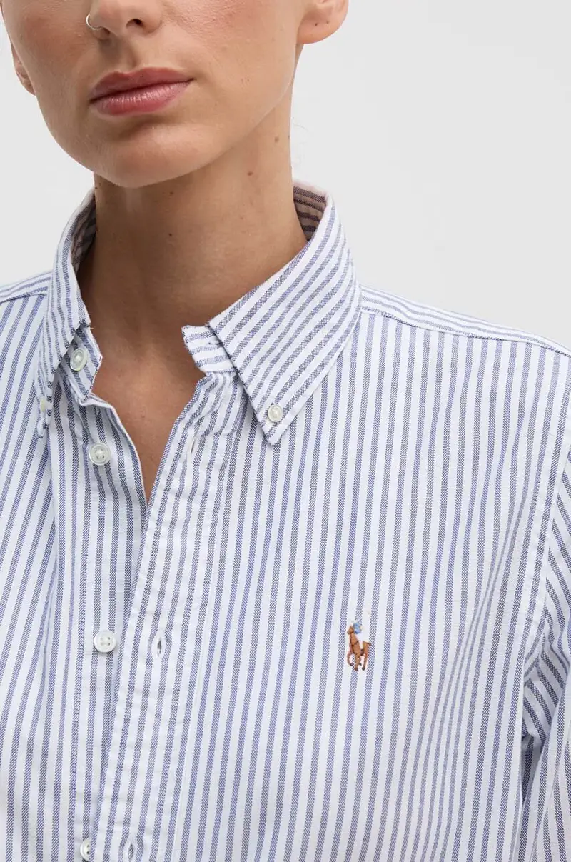 camicia donna colore blu 211941508 miniatura 5