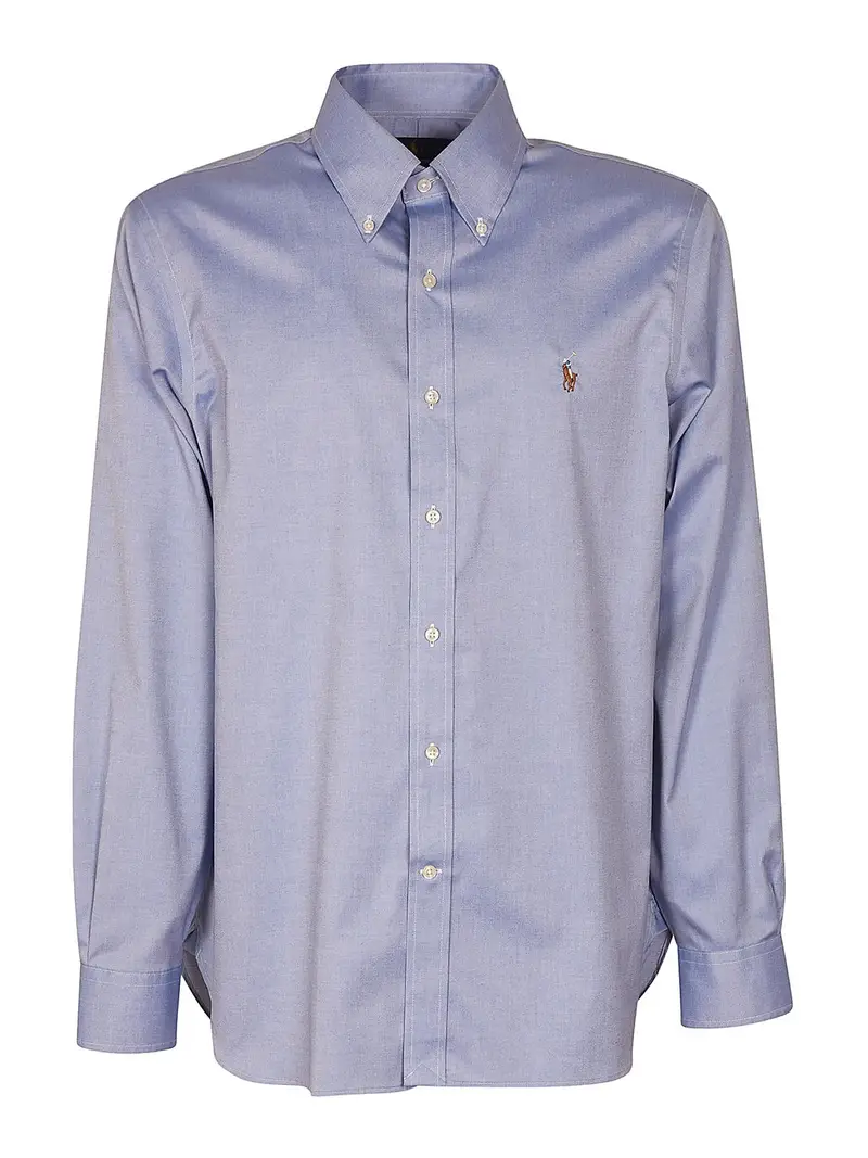 Camicia in cotone Azzurro
