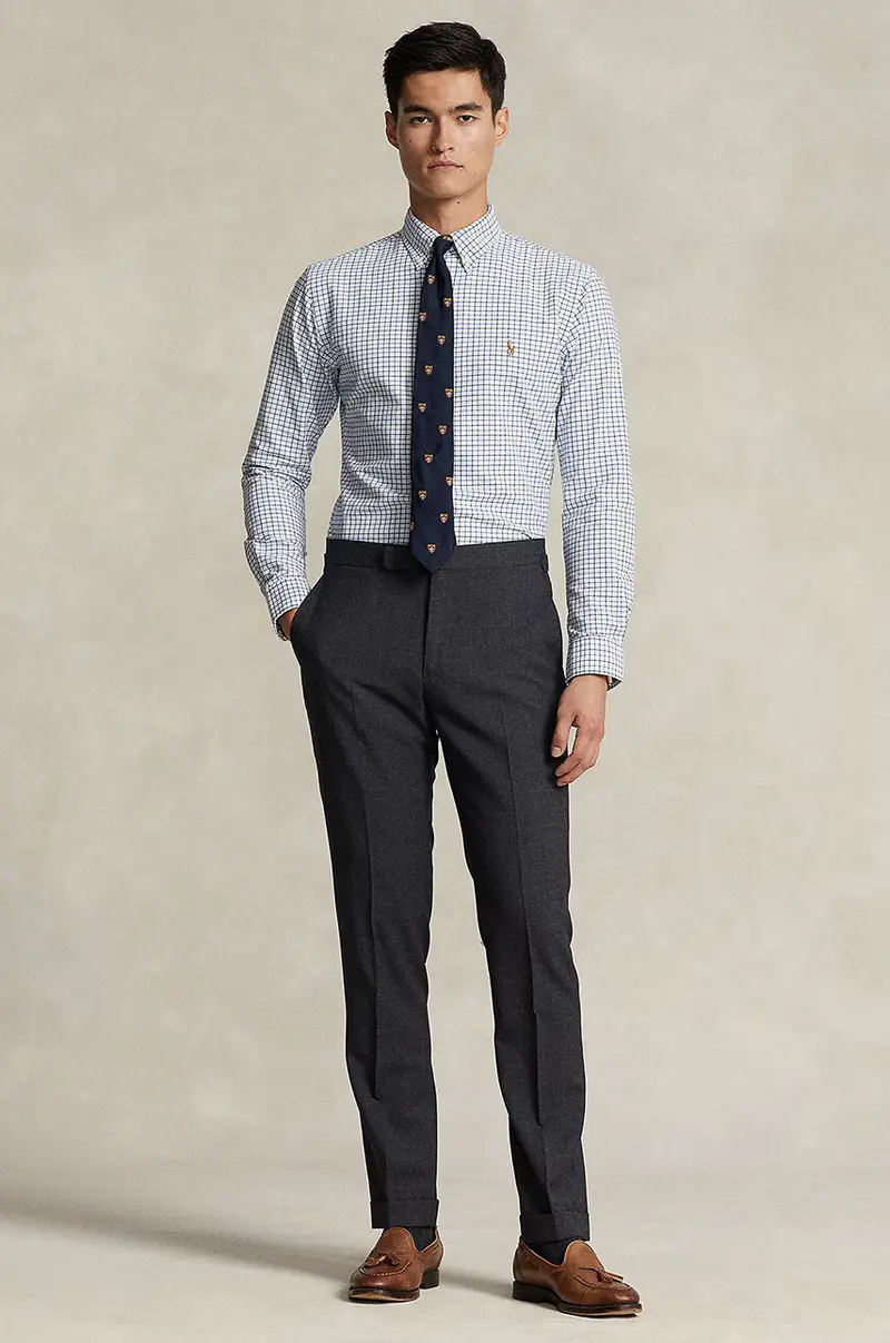 camicia in cotone Bianco miniatura 3