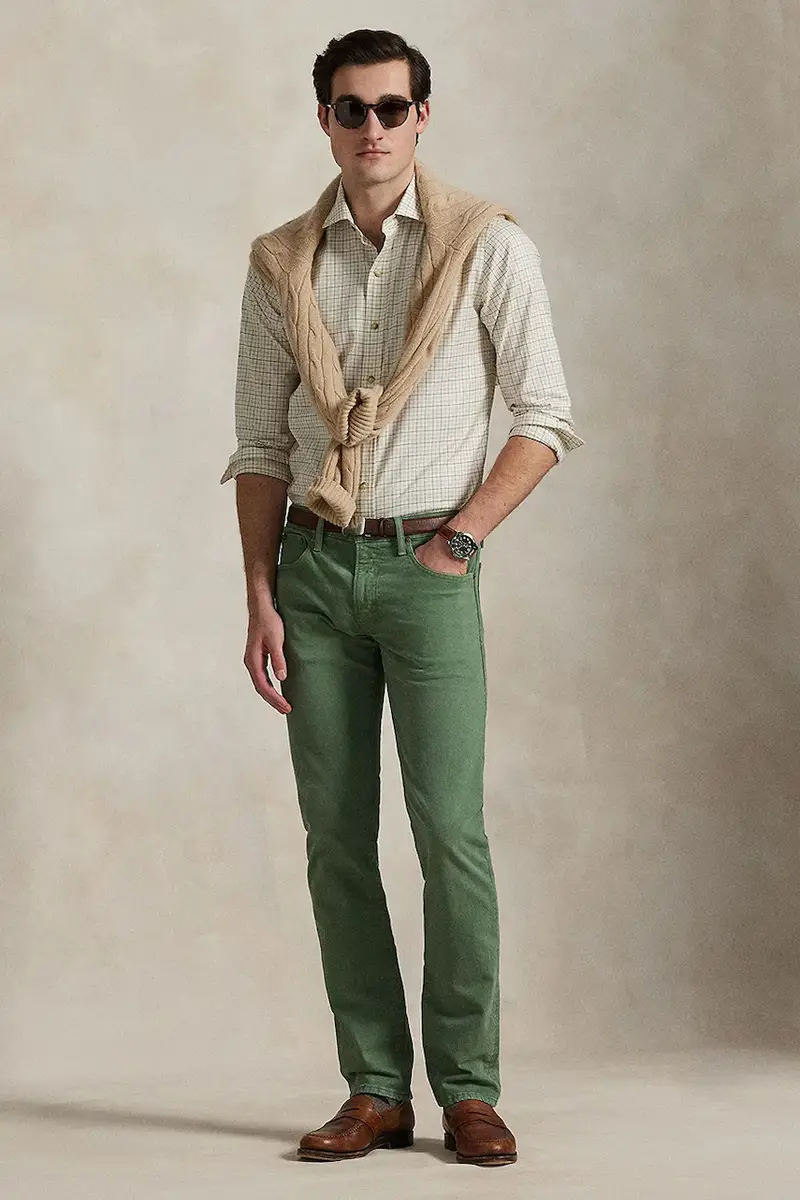 camicia in cotone colore beige 710973083 miniatura 3