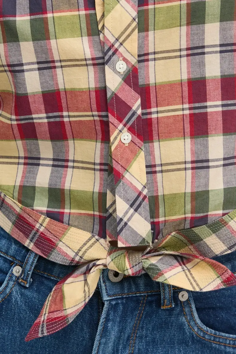 camicia in cotone donna 211959816 Multicolore miniatura 5