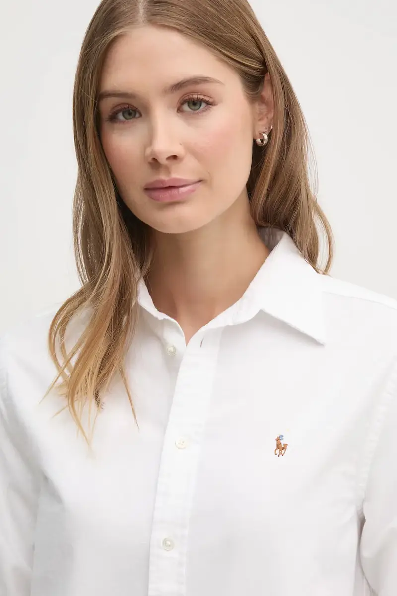 camicia in cotone donna colore bianco 211970736 miniatura 4