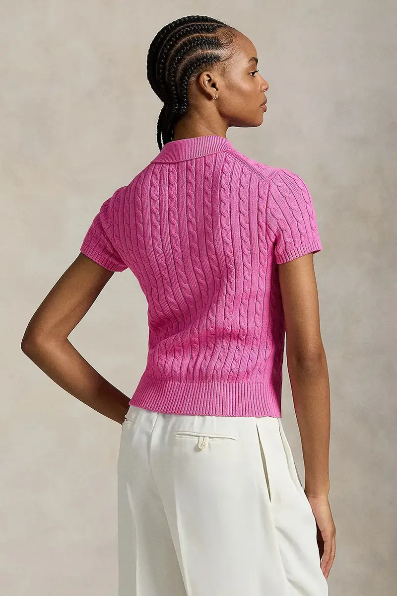 camicia in cotone donna colore rosa 211963486 miniatura 2