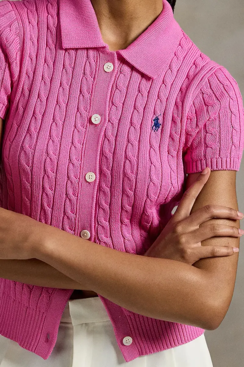 camicia in cotone donna colore rosa 211963486 miniatura 4