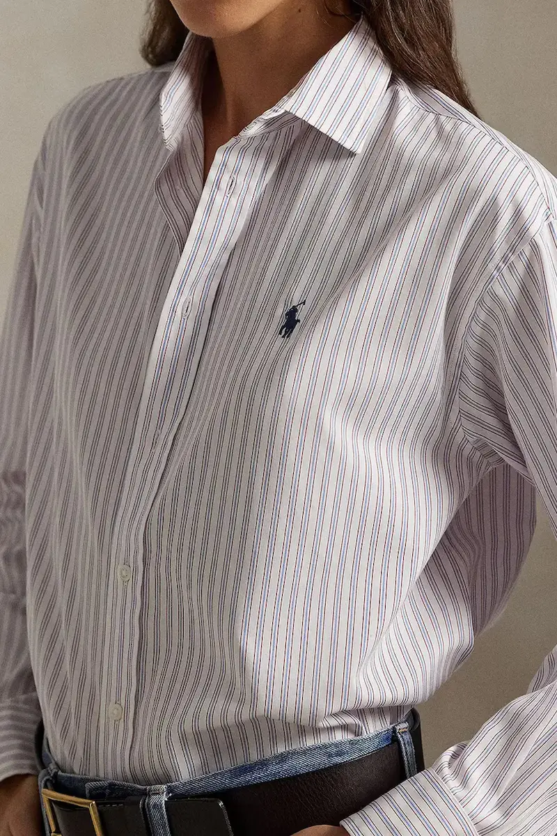 camicia in cotone donna colore verde 211910743 Bianco miniatura 4