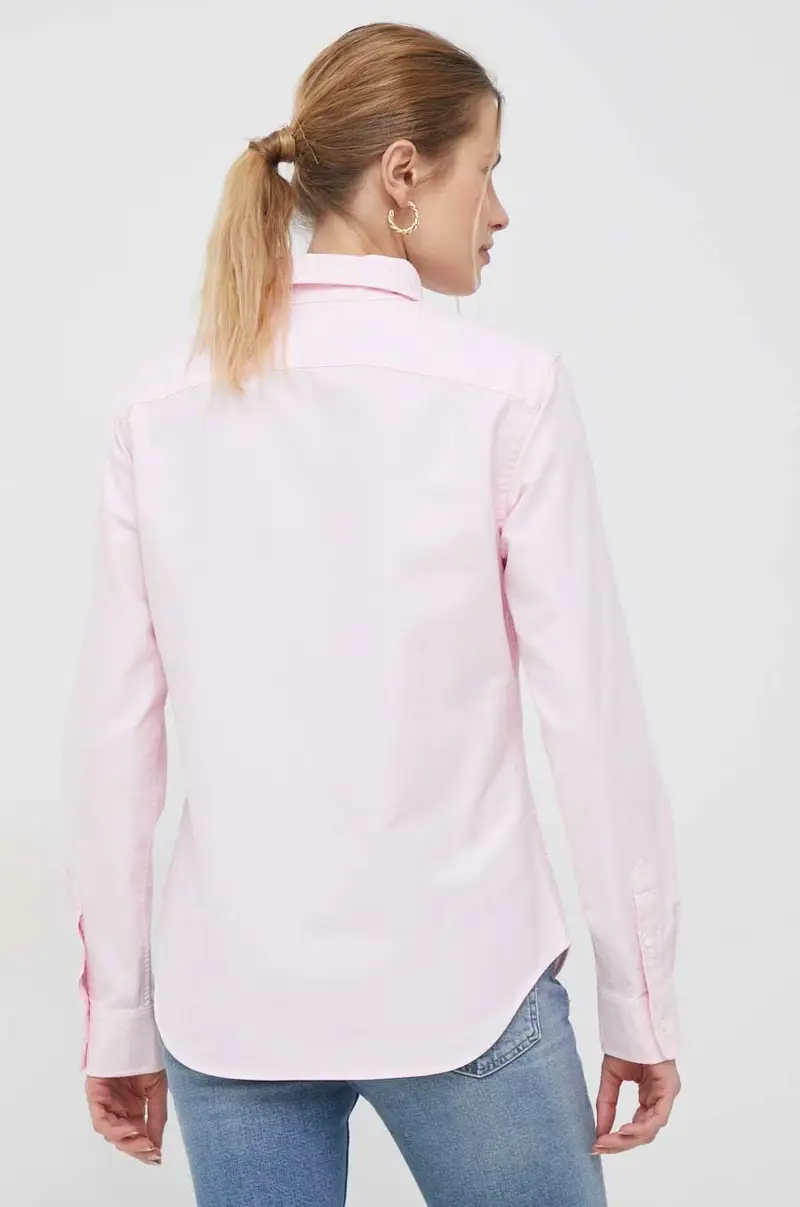 camicia in cotone donna Rosa miniatura 3