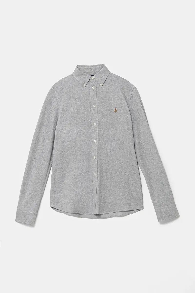 camicia in cotone Grigio