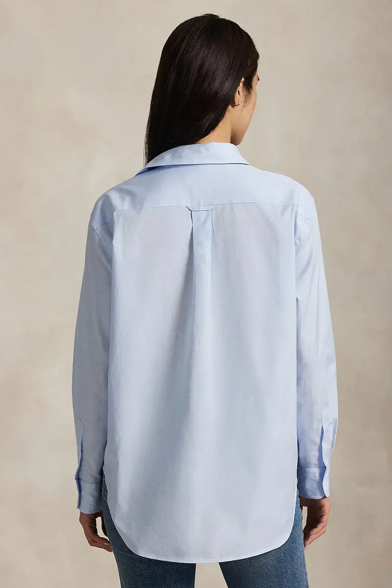 camicia in cotone Long Sleeve Light Shirt donna colore blu 211968220 miniatura 2