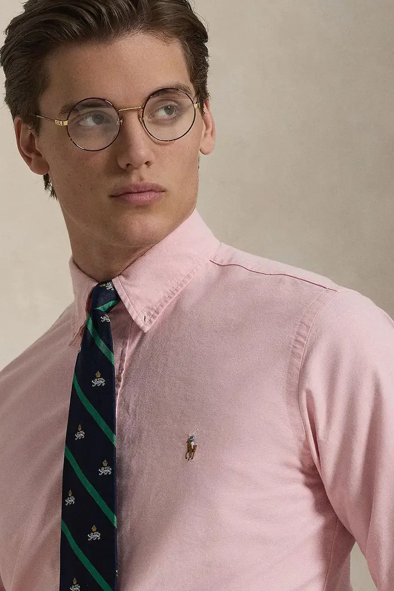 camicia in cotone Rosa miniatura 4