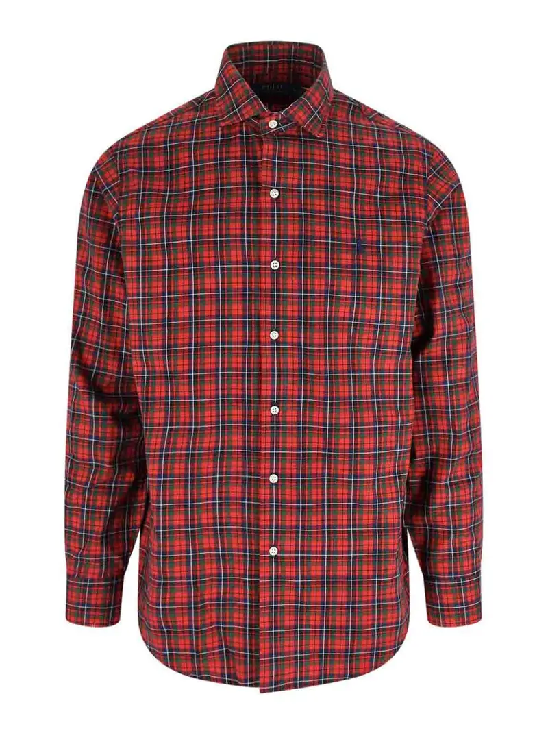 Camicia In Cotone Rosso