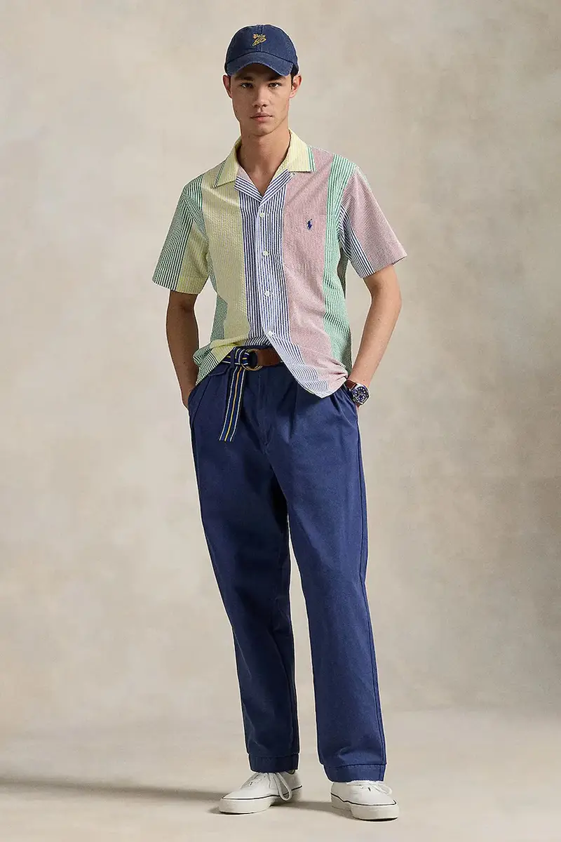 camicia in cotone Sport Shirt uomo 710964421 Multicolore miniatura 3