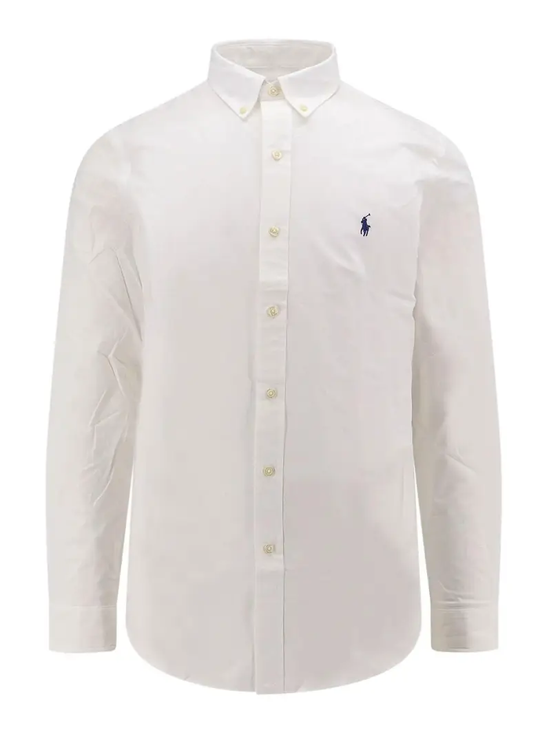 Camicia in cotone stretch Bianco