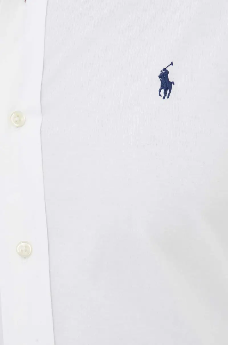 camicia in cotone uomo Bianco miniatura 2